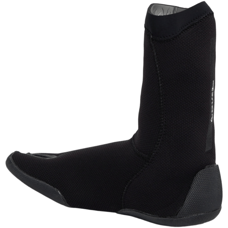 2026 Quiksilver Mens Highline 3mm Split Toe Sock Boot 25AW193504 - Black